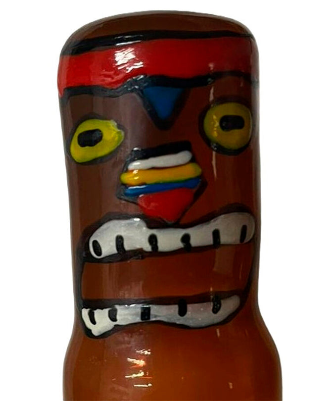 CONDOMERIE - HANDGESCHILDERDE NIEUWIGHEID CONDOMS TIKI TOTEM-HAWAII-03