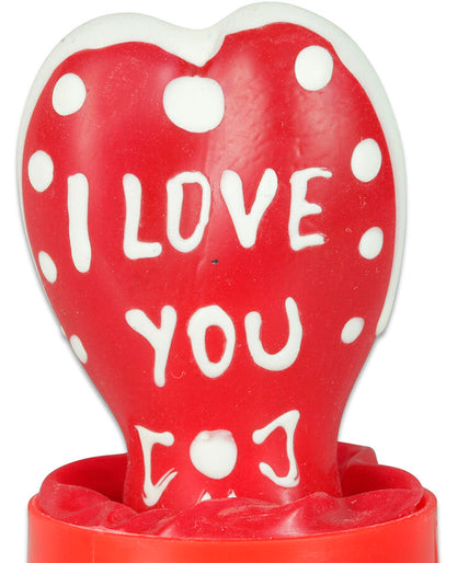 CONDOMERIE - HANDPAINTED NOVELTY CONDOMS HEART - I LOVE YOU MODEL 2 CONDOMERIE - HANDPAINTED NOVELTY CONDOMS HEART - I LOVE YOU MODEL 2