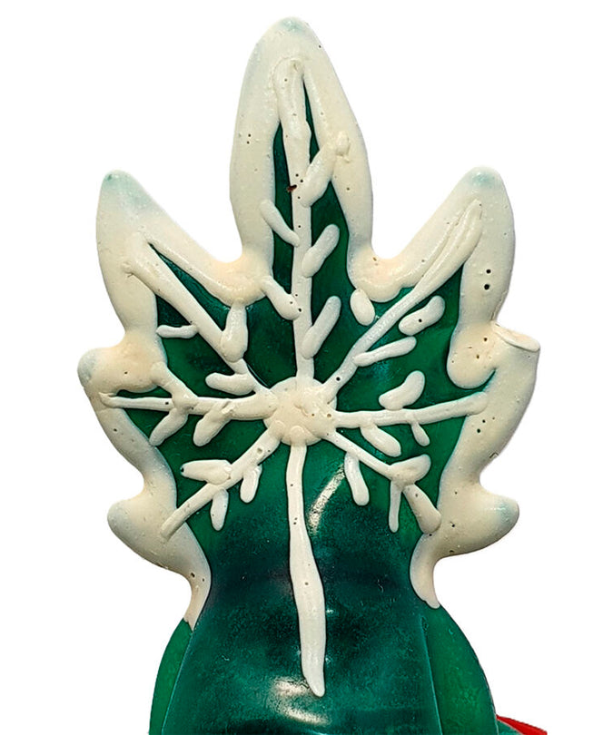 CONDOMERIE - HANDGESCHILDERDE NIEUWIGHEID CONDOMS CANNABIS MODEL 2