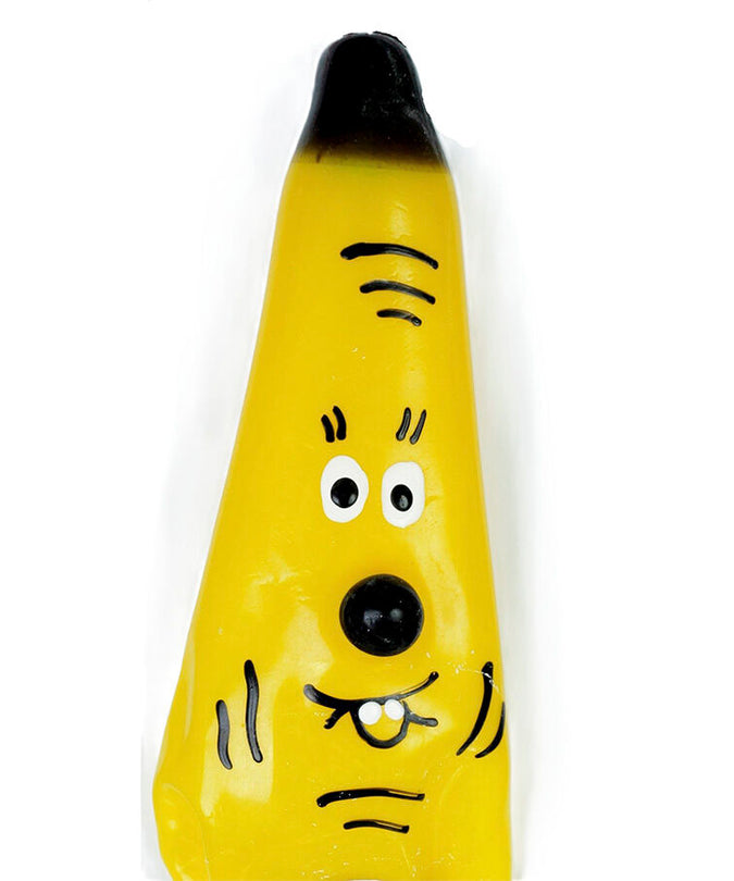 CONDOMERIE - MET DE HAND BESCHILDERDE NIEUWIGHEIDSCONDOMS BANANENMODEL XL