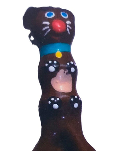 CONDOMERIE - HANDPAINTED NOVELTY CONDOMS BROWN DACHSHUND XL CONDOMERIE - HANDPAINTED NOVELTY CONDOMS BROWN DACHSHUND XL