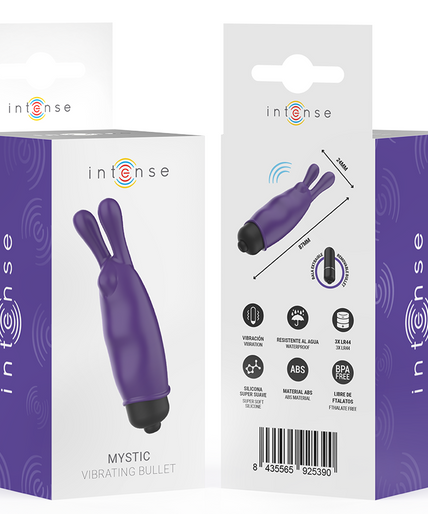 INTENSE - MYSTIC PURPLE VIBRATING BULLET 8.7 X 2.4 CM INTENSE - MYSTIC PURPLE VIBRATING BULLET 8.7 X 2.4 CM