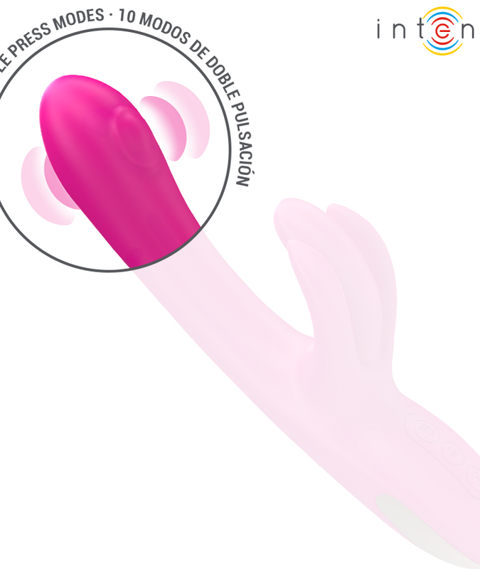 INTENSE - BRITNEY MULTIFUNCTIONELE KONIJNENVIBRATOR 23 CM ROZE