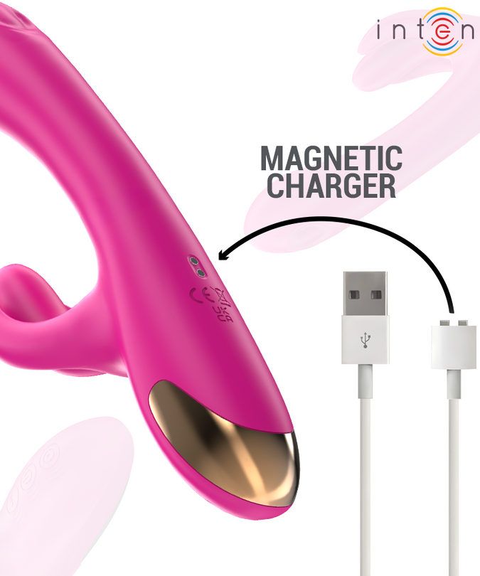 INTENSE - BRITNEY MULTIFUNCTIONELE KONIJNENVIBRATOR 23 CM ROZE