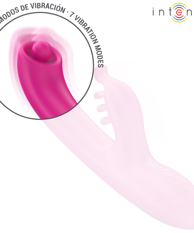 INTENSE - CHRISTINA MULTIFUNCTION RABBIT VIBRATOR 22.5 CM PINK