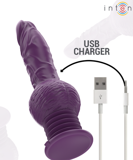 INTENSE - TATUM MULTIFUNCTION VIBRATOR WITH UP AND DOWN VIBRATION 24 CM PURPLE INTENSE - TATUM MULTIFUNCTION VIBRATOR WITH UP AND DOWN VIBRATION 24 CM PURPLE