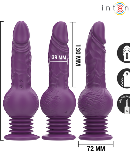 INTENSE - TATUM MULTIFUNCTION VIBRATOR WITH UP AND DOWN VIBRATION 24 CM PURPLE INTENSE - TATUM MULTIFUNCTION VIBRATOR WITH UP AND DOWN VIBRATION 24 CM PURPLE