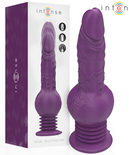 INTENSE - TATUM MULTIFUNCTION VIBRATOR WITH UP AND DOWN VIBRATION 24 CM PURPLE INTENSE - TATUM MULTIFUNCTION VIBRATOR WITH UP AND DOWN VIBRATION 24 CM PURPLE