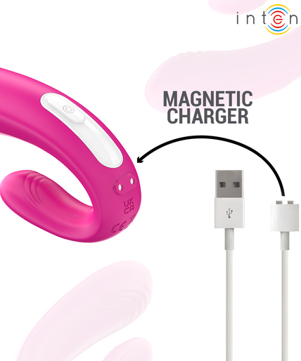 INTENSE - JANET DUAL U-SHAPED STIMULATOR AND VIBRATOR WITH REMOTE CONTROL PINK INTENSE - JANET DUAL U-SHAPED STIMULATOR AND VIBRATOR WITH REMOTE CONTROL PINK