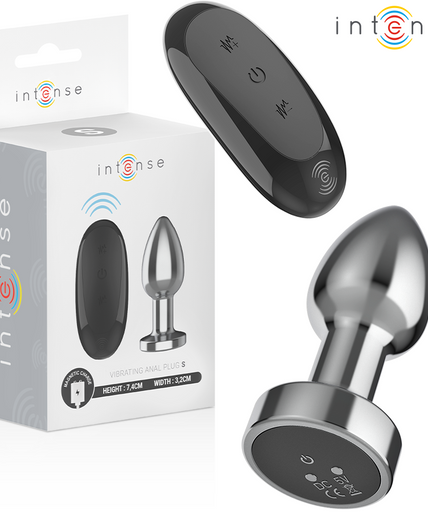 INTENSE - ANAL PLUG 10 VIBRATIONS METAL WITH REMOTE CONTROL S INTENSE - ANAL PLUG 10 VIBRATIONS METAL WITH REMOTE CONTROL S