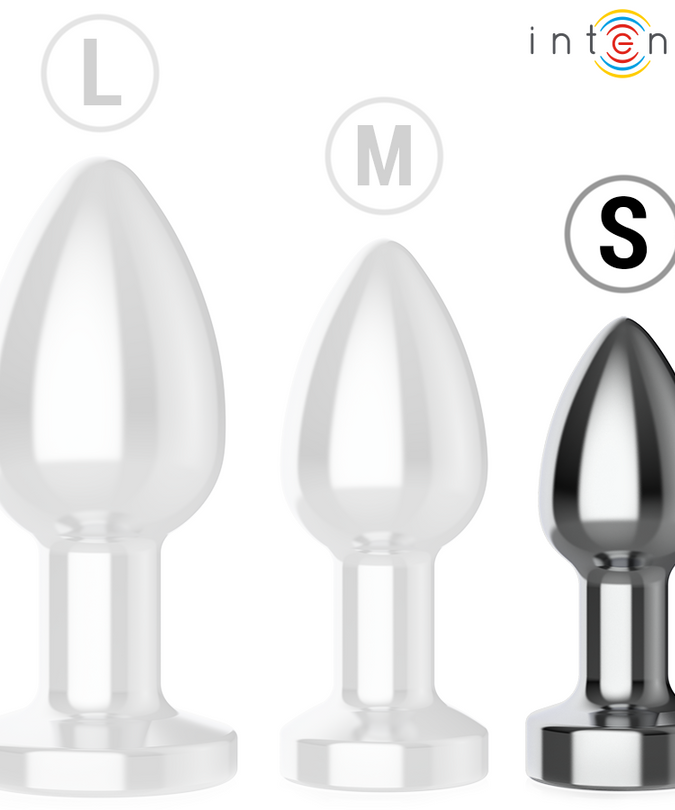 INTENSE - ANAL PLUG 10 VIBRATIONS METAL WITH REMOTE CONTROL S