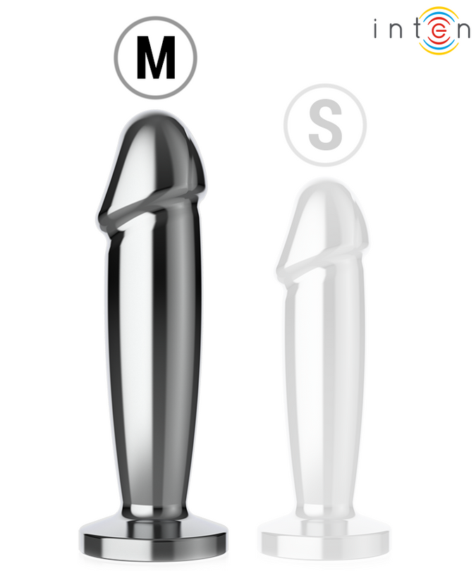 INTENSE - ANAL PLUG 10 VIBRATIONS METAL DILDO WITH REMOTE CONTROL M