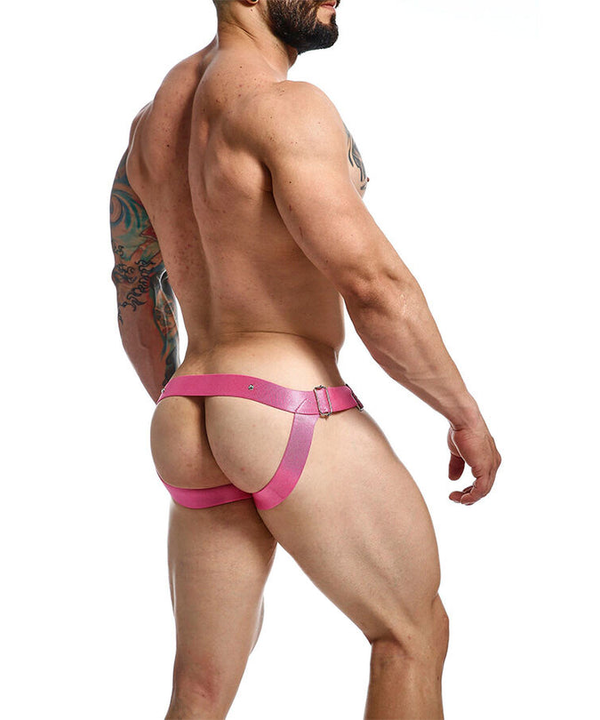 MOB - DNGEON JOCKSTRAP PINK COCK RING ONE SIZE
