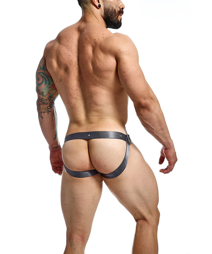 MOB - DNGEON SNAP JOCKSTRAP GRAY ONE SIZE