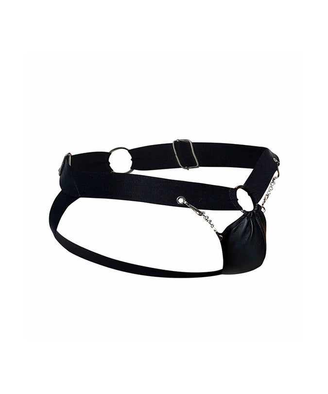 MOB - DNGEON BLACK CHAIN JOCKSTRAP EEN MAAT