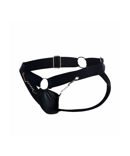 MOB - DNGEON BLACK CHAIN JOCKSTRAP ONE SIZE MOB - DNGEON BLACK CHAIN JOCKSTRAP ONE SIZE