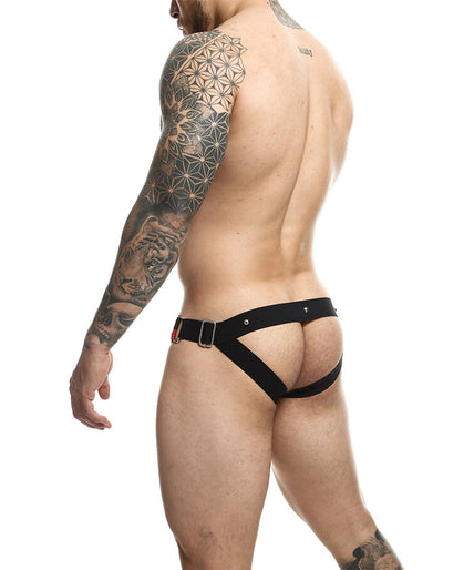 MOB - DNGEON JOCKSTRAP RED COCK RING ONE SIZE MOB - DNGEON JOCKSTRAP RED COCK RING ONE SIZE