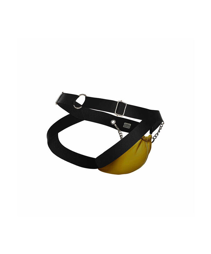 MOB - DNGEON YELLOW JOCKSTRAP WITH CHAINS ONE SIZE