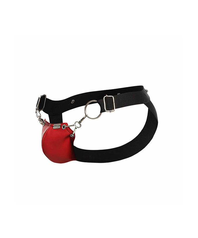 MOB - DNGEON SNAP JOCKSTRAP ROOD ÉÉN MAAT