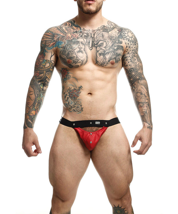 MOB - DNGEON JOCKSTRAP ATHLETE ROOD EEN MAAT