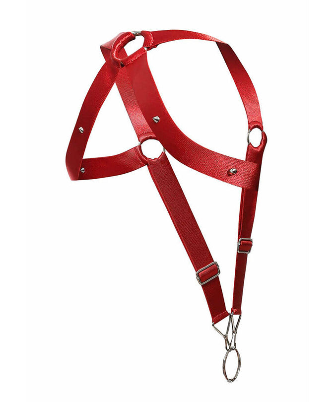 MOB - DNGEON CROSS BACK HARNESS ROOD EEN MAAT
