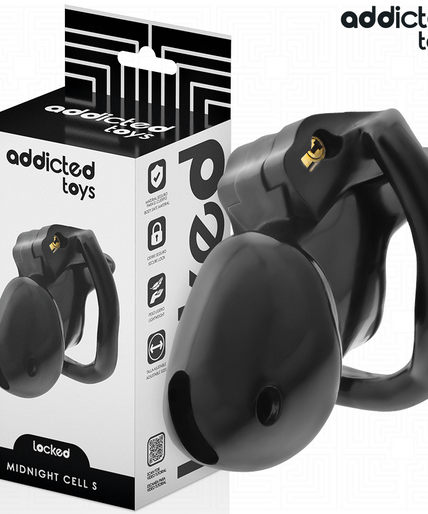 ADDICTED TOYS LOCKED - MINDNIGHT CELL PENIS CAGE SIZE S ADDICTED TOYS LOCKED - MINDNIGHT CELL PENIS CAGE SIZE S