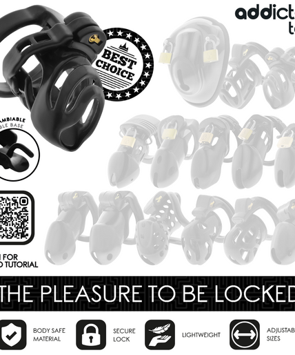 ADDICTED TOYS LOCKED - ETERNAL LOCK PENIS CAGE 9 CM ADDICTED TOYS LOCKED - ETERNAL LOCK PENIS CAGE 9 CM