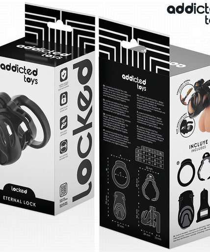 ADDICTED TOYS LOCKED - ETERNAL LOCK PENIS CAGE 9 CM ADDICTED TOYS LOCKED - ETERNAL LOCK PENIS CAGE 9 CM