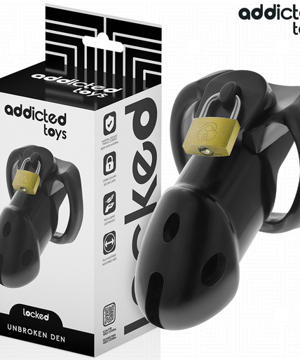 ADDICTED TOYS LOCKED - UNBROKEN DEN PENIS CAGE 9.8 CM ADDICTED TOYS LOCKED - UNBROKEN DEN PENIS CAGE 9.8 CM