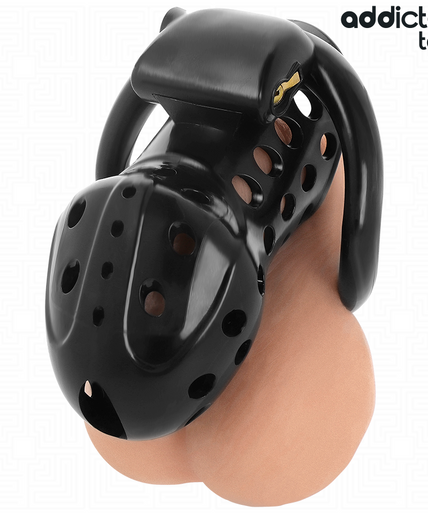 ADDICTED TOYS LOCKED - CHAINED HOLLOW PENIS CAGE 10.5 CM ADDICTED TOYS LOCKED - CHAINED HOLLOW PENIS CAGE 10.5 CM