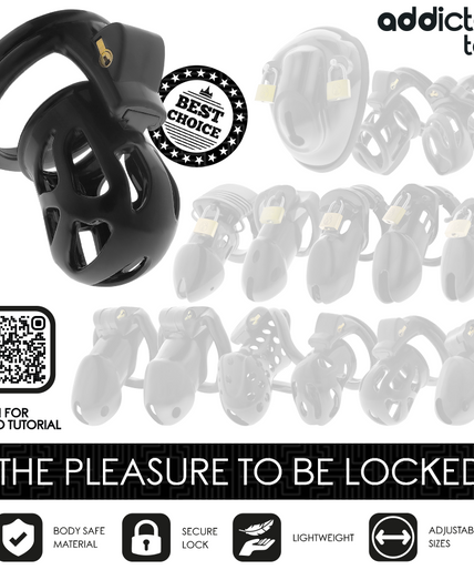 ADDICTED TOYS LOCKED - SILENT KEEP PENIS CAGE 7.5 CM ADDICTED TOYS LOCKED - SILENT KEEP PENIS CAGE 7.5 CM