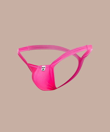 Mob – Pinker Tanga Größe XL Pleasurements Mob roze string voor heren met een minimalistische pasvorm voor een zelfverzekerde uitstraling.