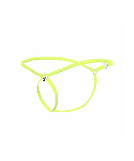MOB - GREEN TEAR-SHAPED THONG SIZE L/XL MOB - GREEN TEAR-SHAPED THONG SIZE L/XL