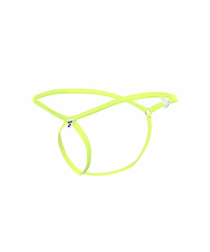 MOB - GROENE DRUPPELVORMIGE STRING MAAT L/XL