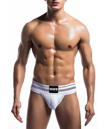 Mob – Klassischer Weißer Tanga Größe XL Mob – Klassischer Weißer Tanga Größe XL