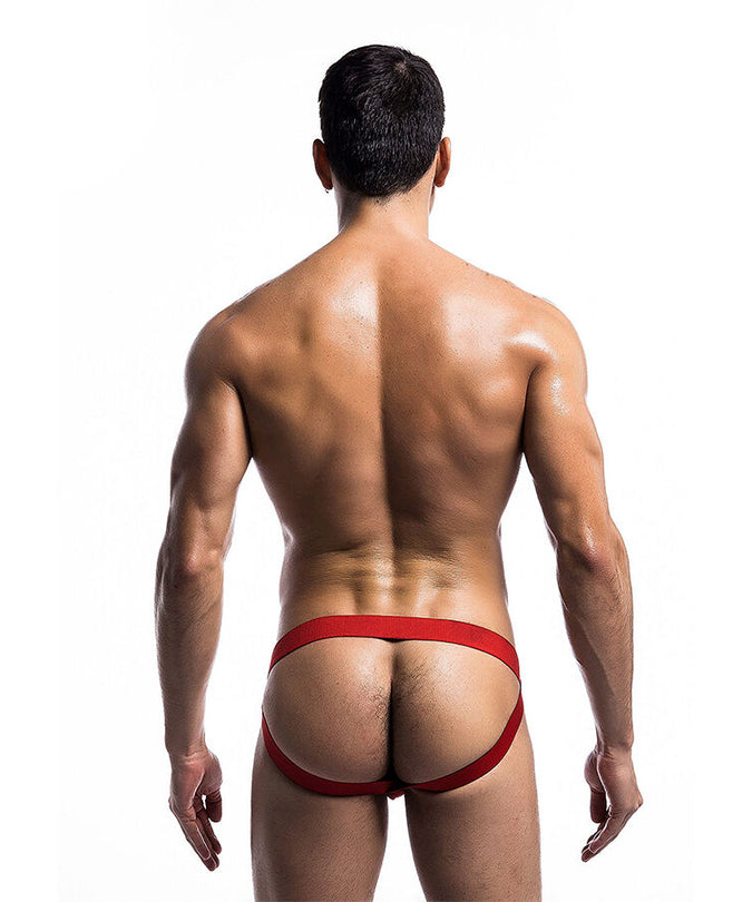 MOB - RODE FETISJ JOCKSTRAP ZWEMPAK MAAT XL