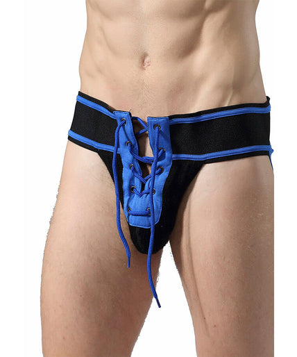 MOB - FETISH JOCKSTRAP FOOTBALL BLUE MAAT S MOB - FETISH JOCKSTRAP FOOTBALL BLUE MAAT S