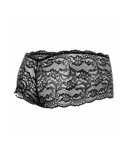 MOB - BLACK LACE BOXER SIZE L/XL MOB - BLACK LACE BOXER SIZE L/XL