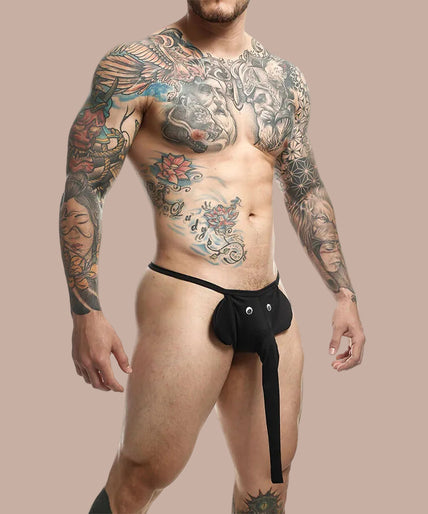 Mob – Black Elephant Thong One Size Mob – Black Elephant Thong One Size