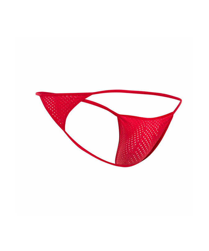 MOB - RED MICROFIBER V-STRING SIZE L/XL