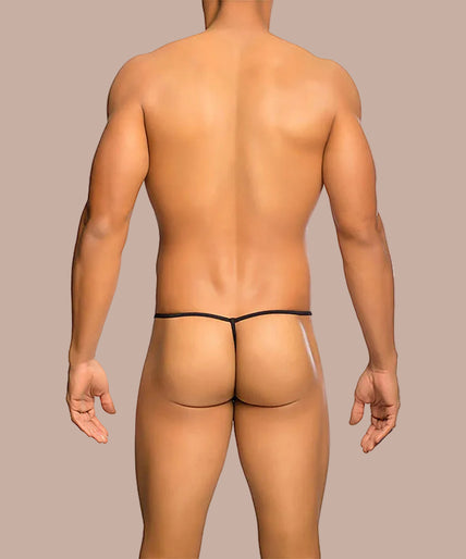 Mob – Transparenter T-förmiger String Schwarz Größe S/m Mob – Transparenter T-förmiger String Schwarz Größe S/m