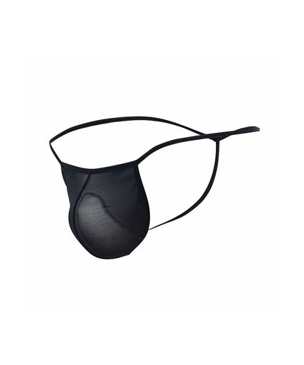 MOB - TRANSPARENT T-SHAPED THONG BLACK SIZE S/M MOB - TRANSPARENT T-SHAPED THONG BLACK SIZE S/M