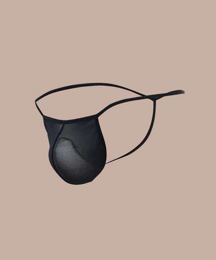 Mob – Transparenter T-förmiger String Schwarz Größe S/m Mob – Transparenter T-förmiger String Schwarz Größe S/m