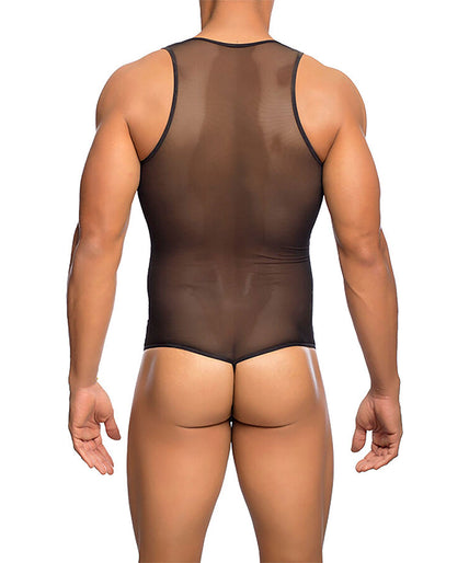 MOB - TRANSPARENT BLACK BODYSHEER SIZE S/M MOB - TRANSPARENT BLACK BODYSHEER SIZE S/M