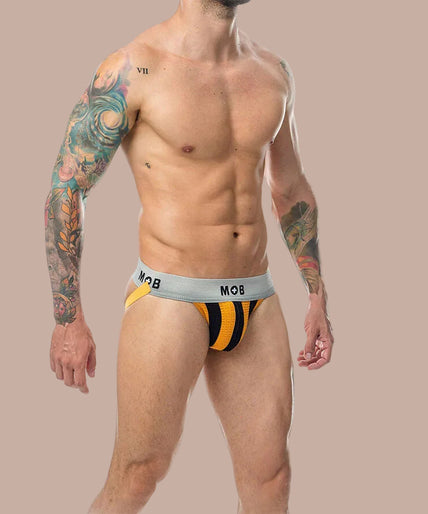 Mob – Classic Jock Stripe Orange Size XXL Mob – Classic Jock Stripe Orange Size XXL