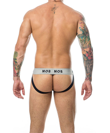MOB - CLASSIC STRIPE WHITE JOCK SIZE XXL MOB - CLASSIC STRIPE WHITE JOCK SIZE XXL