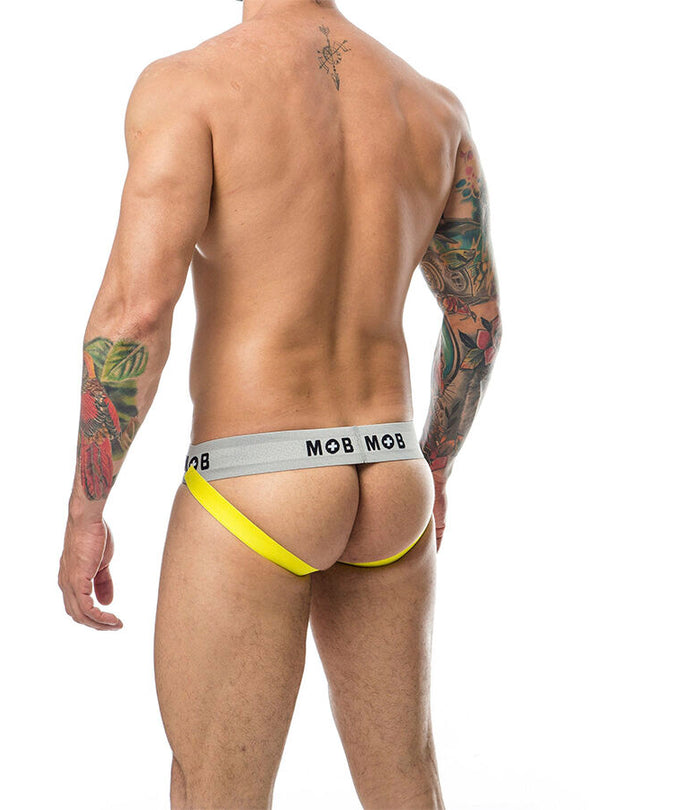 MOB - CLASSIC STRIPE JOCK GEEL MAAT XL