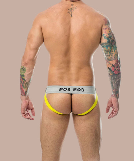 Mob – Classic Jock Stripe Yellow Size XXL Mob – Classic Jock Stripe Yellow Size XXL