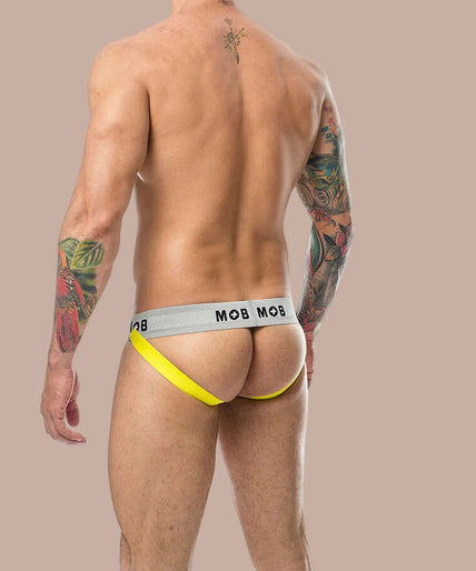 Mob – Classic Jock Stripe Yellow Size XXL Mob – Classic Jock Stripe Yellow Size XXL