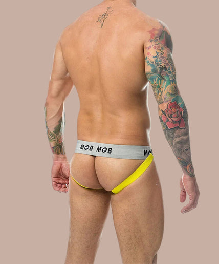 Mob – Classic Jock Stripe Yellow Size XXL Mob – Classic Jock Stripe Yellow Size XXL